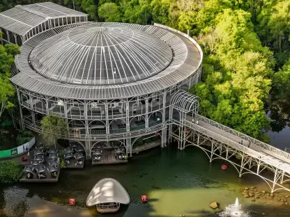 Ópera de Arame Curitiba vista aérea